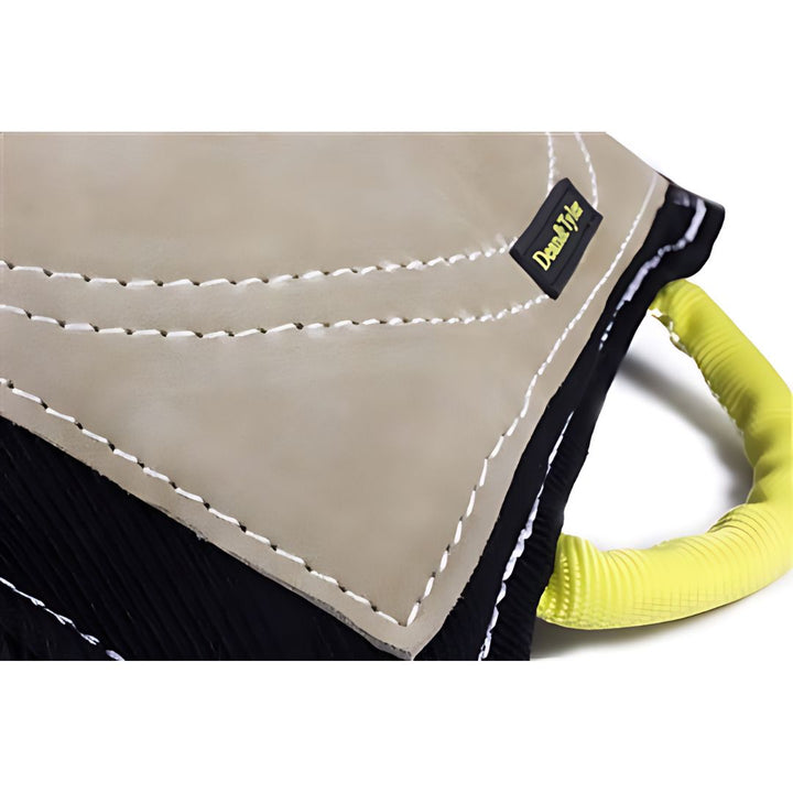 Dean & Tyler Bite Pillow - Leather & French Linen - - Training Equipment by Dean & Tyler