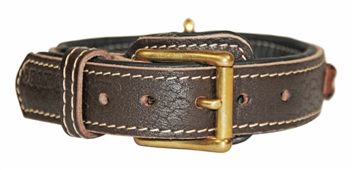 Dean & Tyler Dean's Legend Leather Collar - Brown Black - Collar by Dean & Tyler