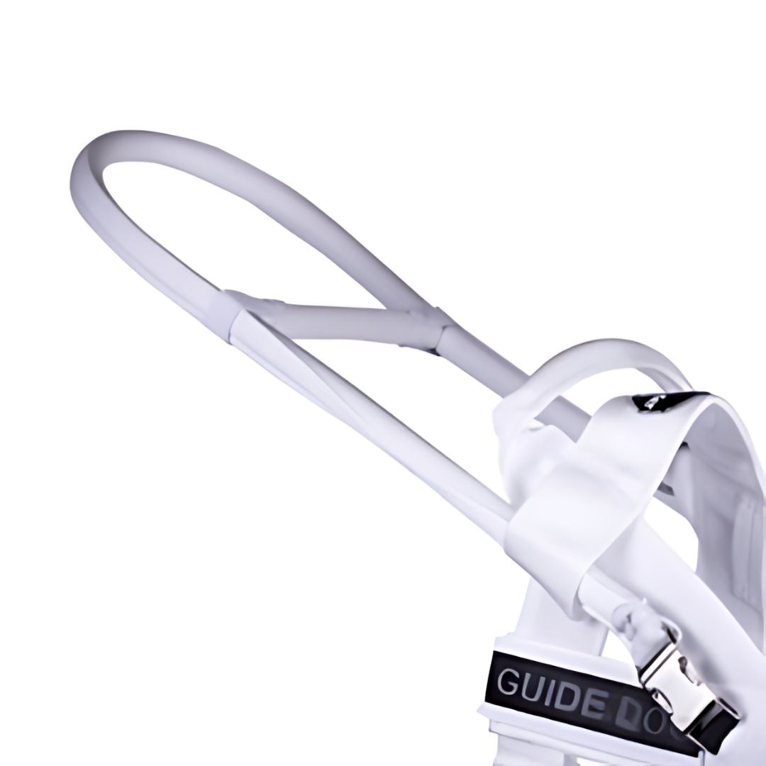 Dean & Tyler Guide Light - Guide Dog Harness Handle - White - Harness by Dean & Tyler