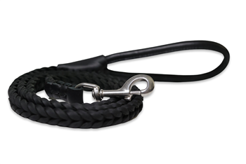 Dean & Tyler Comfort Braid Rolled Leather Leash - - Leash by Dean & Tyler