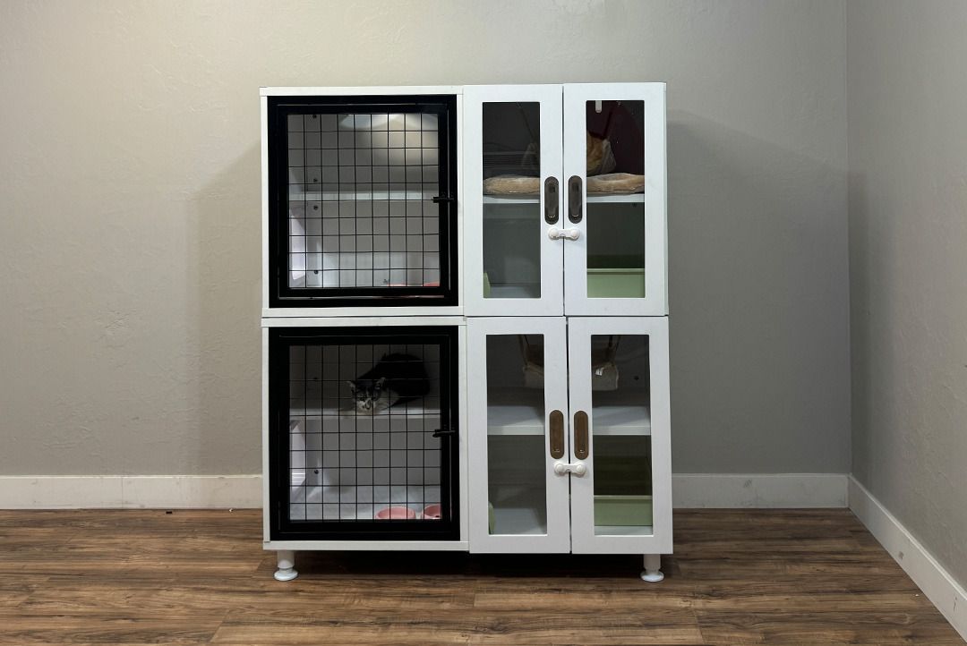 K9 Kennel Store Double Unit Cat Stax - - Cat Unit by K9 Kennel Store