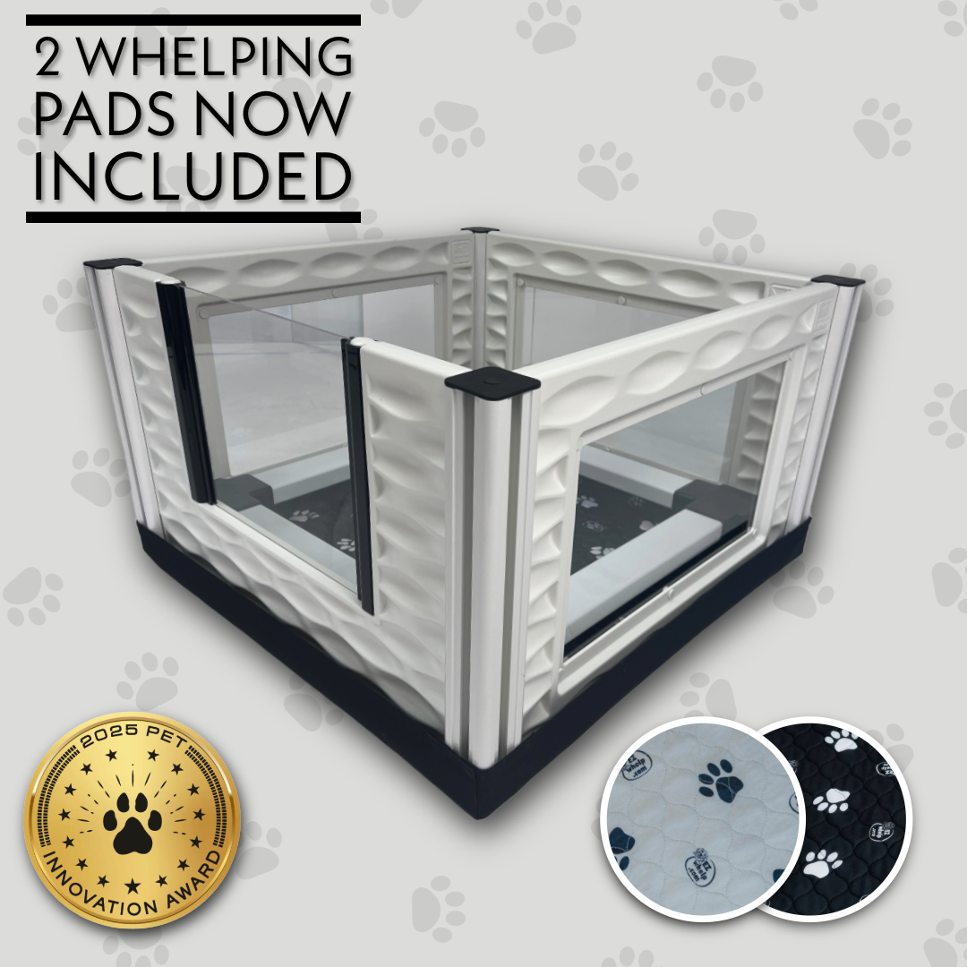 EZclassic Windowed Whelping Box Set w/Rail Assembly - - by EZwhelp