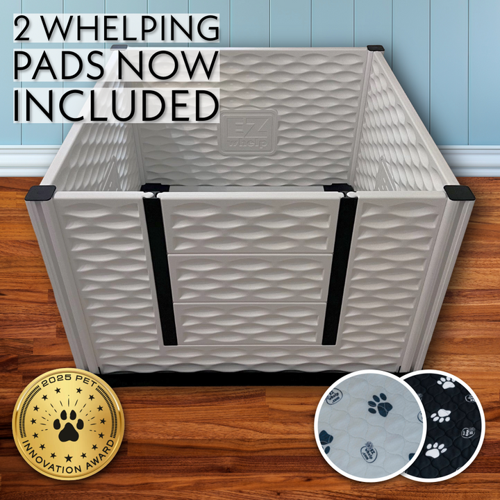 EZclassic TALL Whelping Box w/Rails - - Whelping Box by EZwhelp