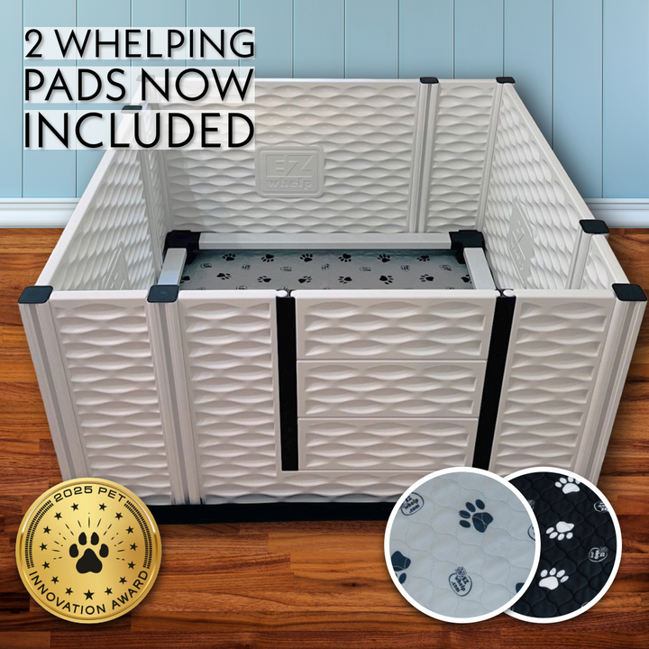 EZclassic TALL Whelping Box w/Rails - - Whelping Box by EZwhelp