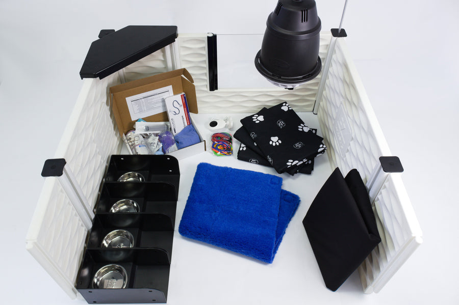 Bundles - EZclassic Elite Set - 48" x 48" x 18" Black Pad - by EZwhelp