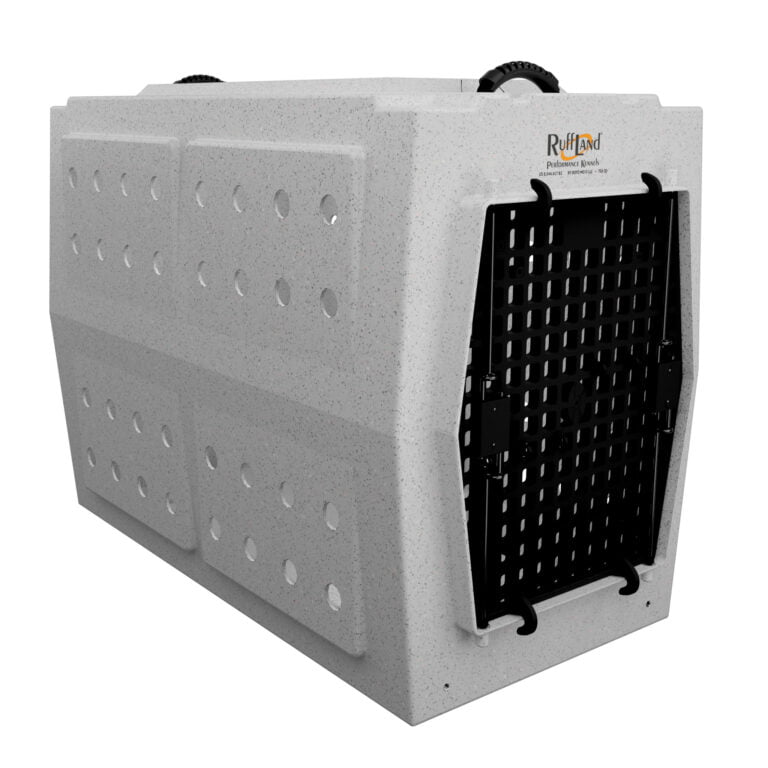 RuffLand X-Large Kennel - Whitestone 2.0 Single Door - Dog crates by Ruff Land Performance Kennels