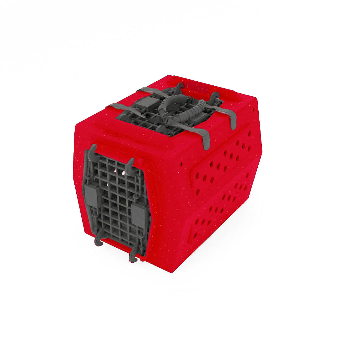 RuffLand Mini Kennel - Fire Engine Red - by Ruff Land Performance Kennels