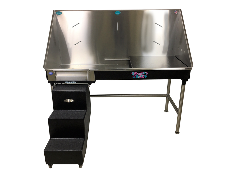 Groomer's Best ADA Elite Bathing Tub with Steps and Door - - Grooming Tubs by Groomer's Best