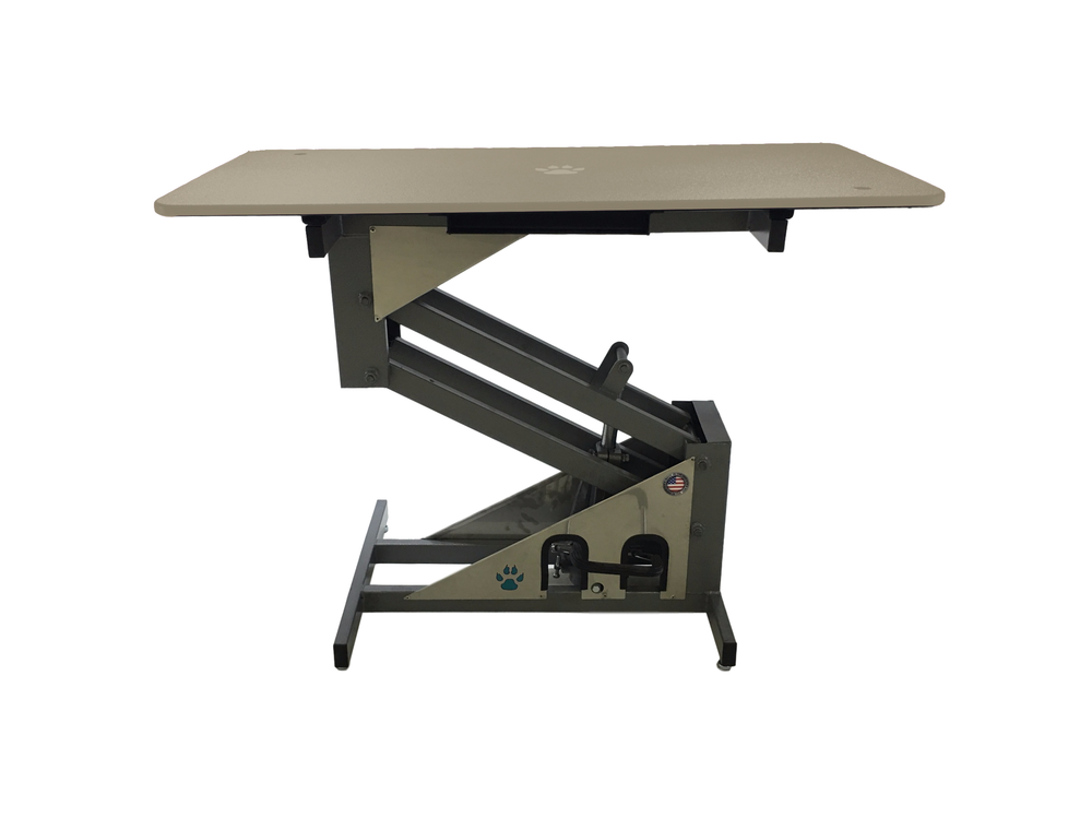 Groomer's Best Foot Hydraulic Grooming Table - Desert Tan - Grooming Tables by Groomer's Best