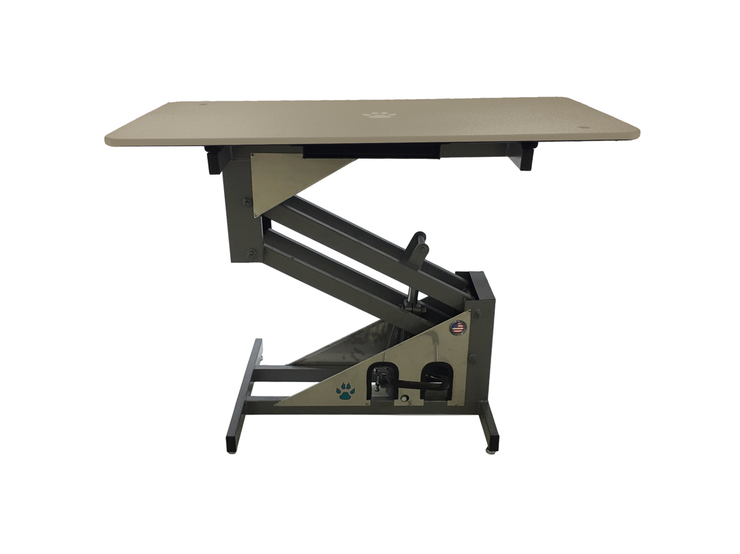 Groomer's Best Foot Hydraulic Grooming Table - Desert Tan - Grooming Tables by Groomer's Best