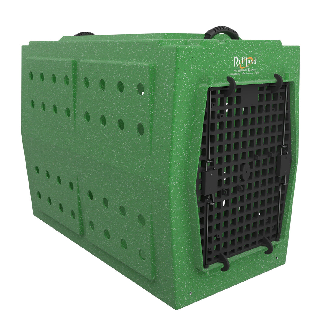 RuffLand X-Large Kennel - GoGreen Single Door - Dog crates by Ruff Land Performance Kennels
