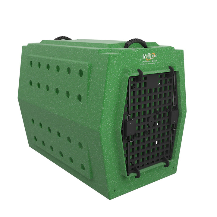 RuffLand Large Kennel - GoGreen Single Door - Dog crates by Ruff Land Performance Kennels