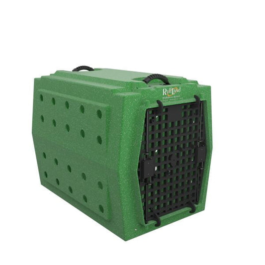 RuffLand Intermediate Kennel - GoGreen Single Door - Dog crates by Ruff Land Performance Kennels