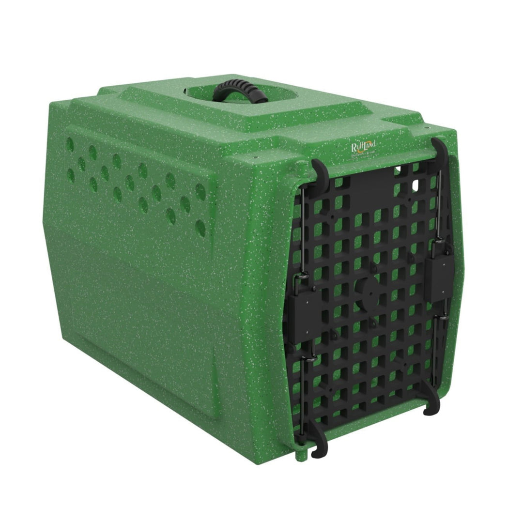 RuffLand Mid-Size Kennel - GoGreen - Dog crates by Ruff Land Performance Kennels