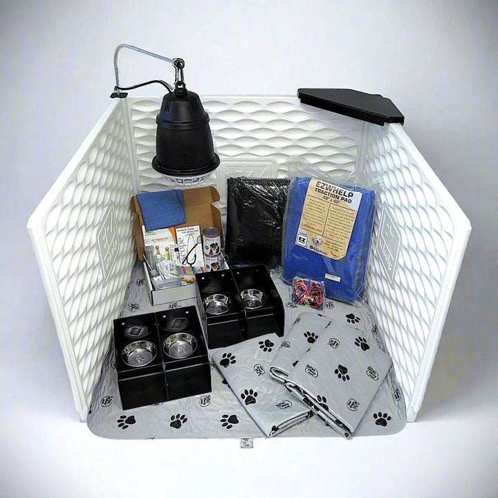 Bundles - EZclassic Elite Set - 38" x 38" x 28" (Tall Box) Gray Pad - by EZwhelp