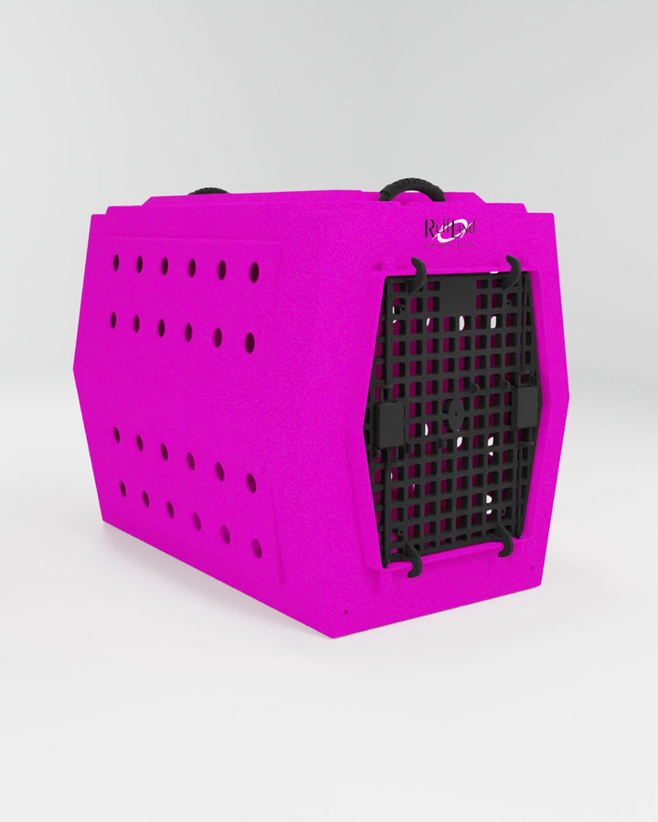 RuffLand Large Kennel - Hot Pink Single Door - Dog crates by Ruff Land Performance Kennels