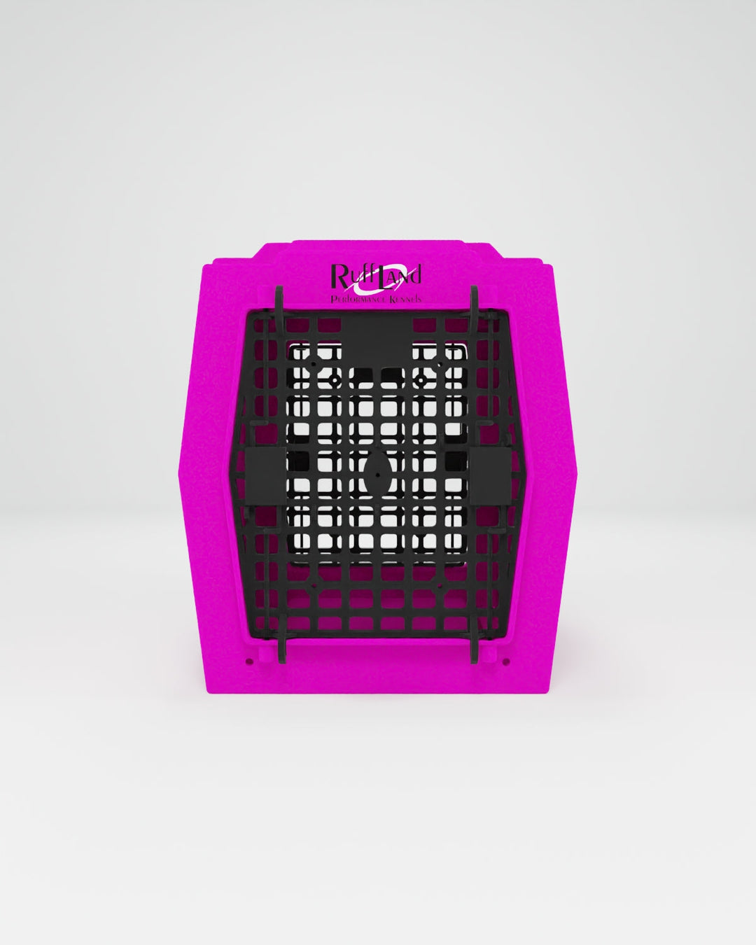 RuffLand Medium Kennel - Hot Pink Double Door (Front Back) - Dog crates by Ruff Land Performance Kennels