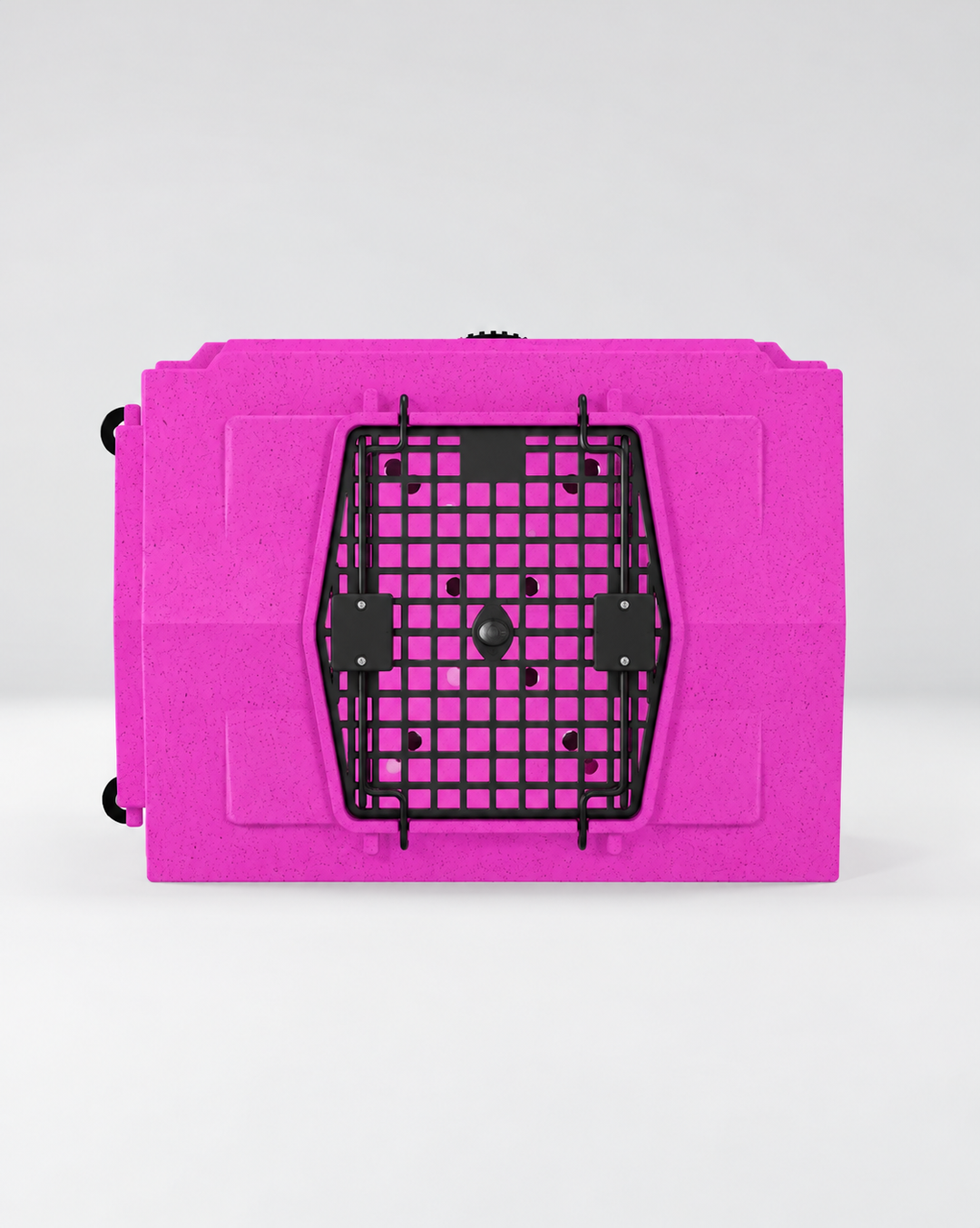RuffLand Medium Kennel - Hot Pink Double Door (Front Right Side - Dog crates by Ruff Land Performance Kennels