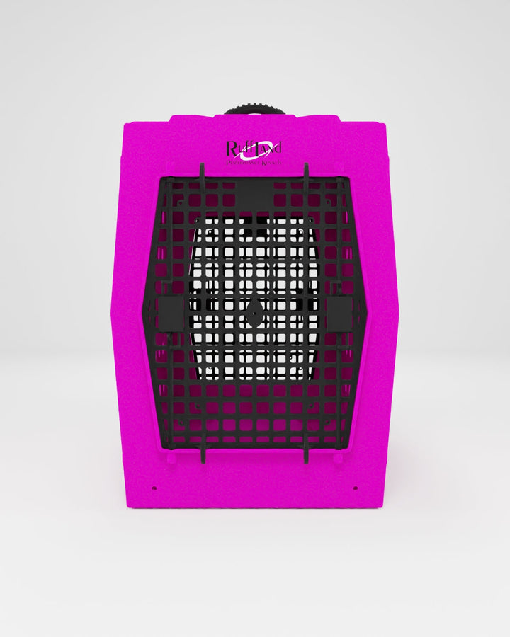 RuffLand X-Large Kennel - Hot Pink Double Door (Front Back) - by Ruff Land Performance Kennels
