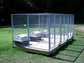 TK Products Complete 4’W Kennel w/8-3” Stainless steel bolt assemblies - - Dog Kennels & Runs by TK Products