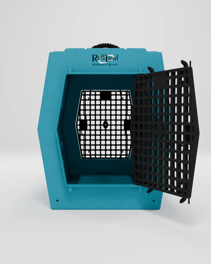 RuffLand Large Kennel - Malibu Double Door (Front Back) - Dog crates by Ruff Land Performance Kennels