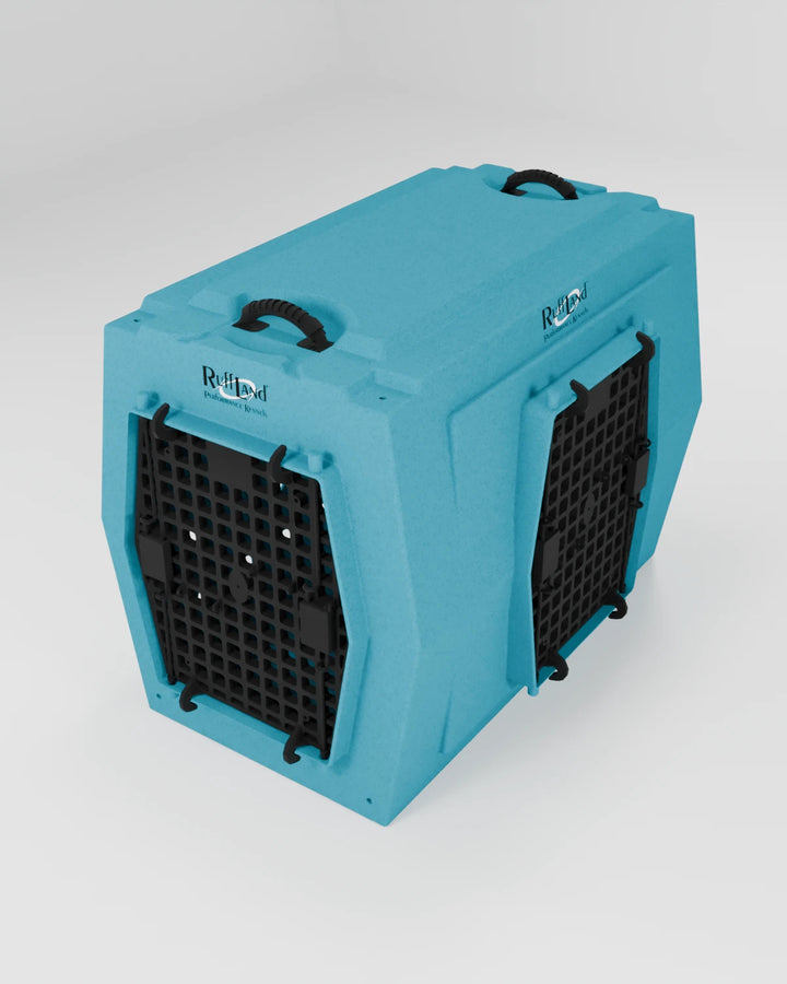 RuffLand Large Kennel - Malibu Double Door (Front Right) - Dog crates by Ruff Land Performance Kennels