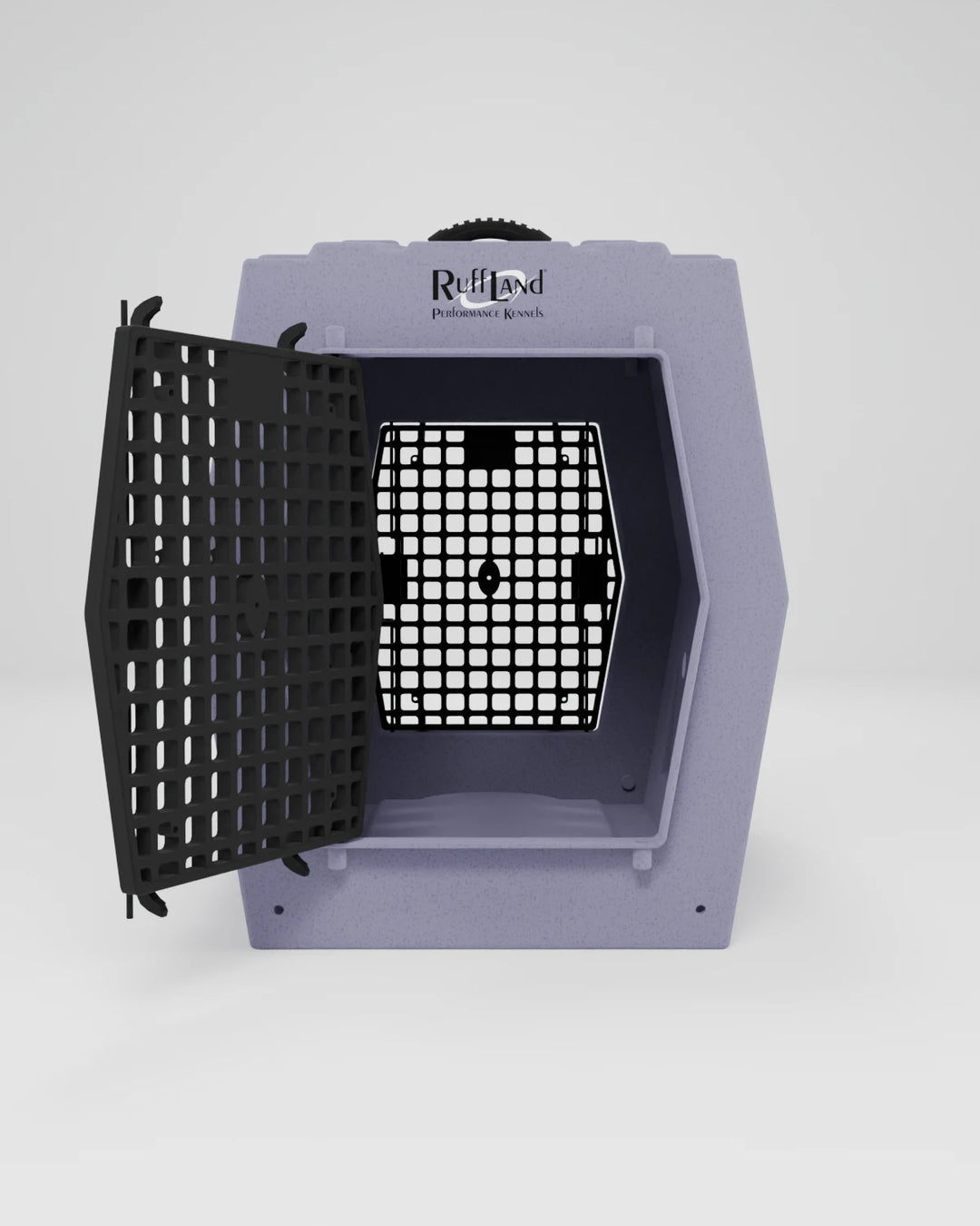 RuffLand Large Kennel - Lilac Double Door (Front Back) - Dog crates by Ruff Land Performance Kennels