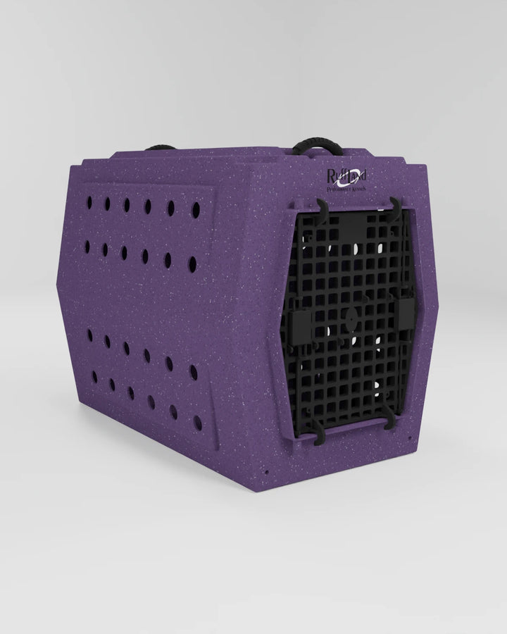 RuffLand Large Kennel - Purple Speckled Single Door - Dog crates by Ruff Land Performance Kennels
