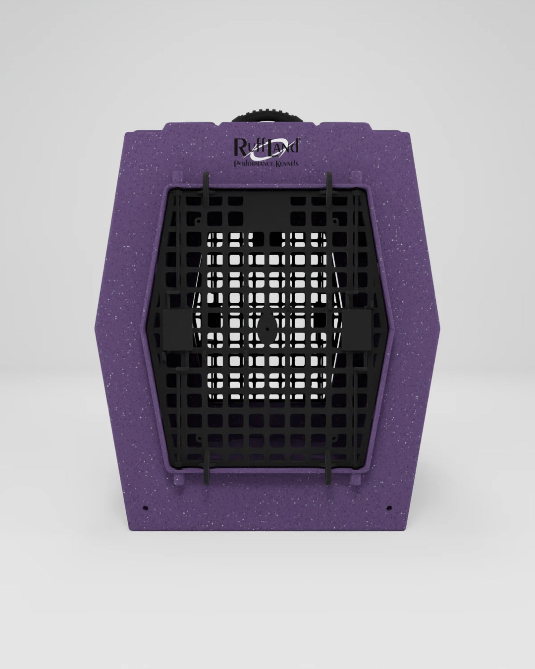 RuffLand Large Kennel - Purple Speckled Double Door (Front Back) - Dog crates by Ruff Land Performance Kennels