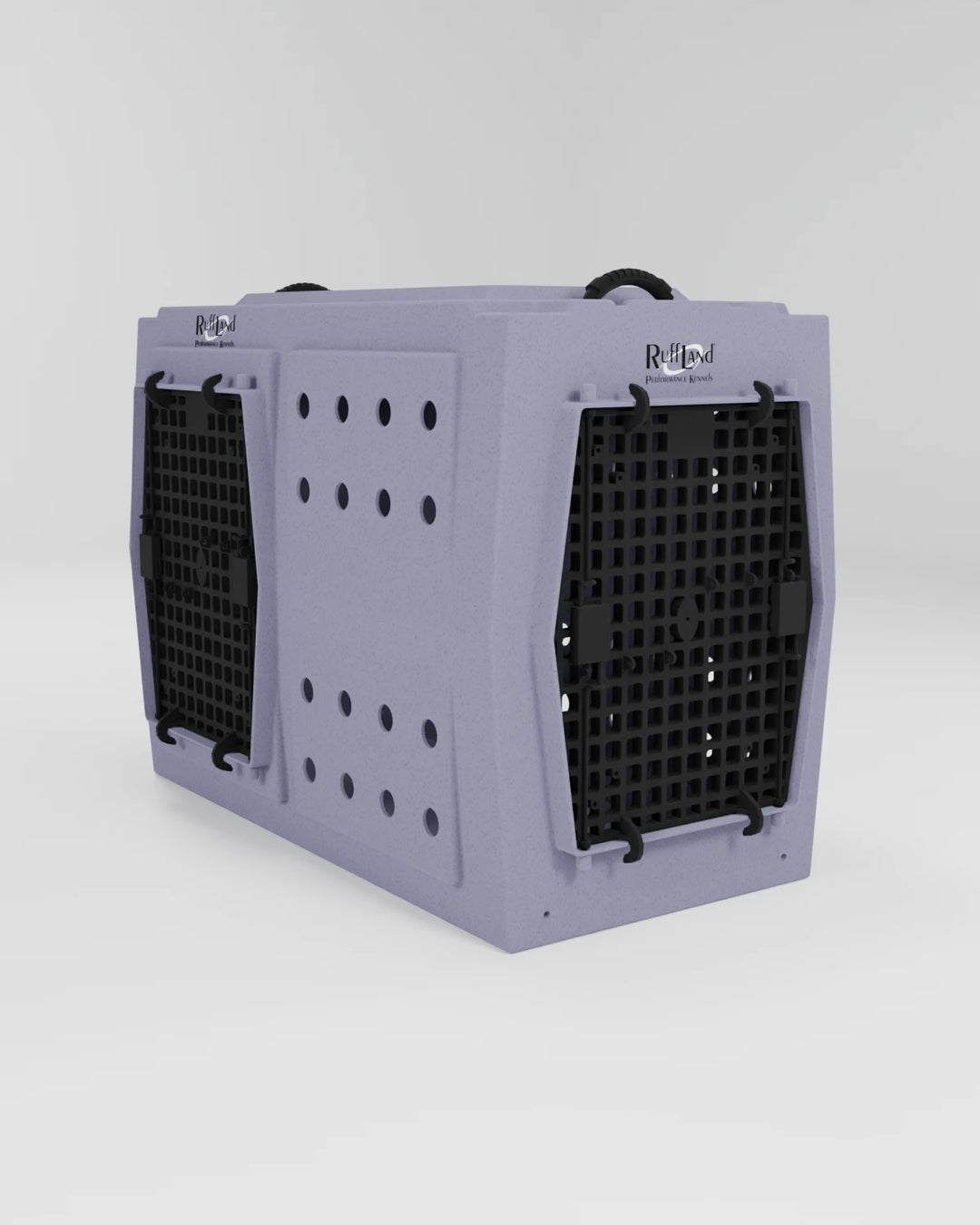 RuffLand X-Large Kennel - Lilac Double Door (Front Left) - by Ruff Land Performance Kennels