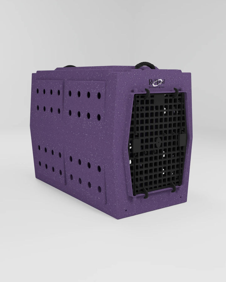 RuffLand X-Large Kennel - Purple Speckled Single Door - by Ruff Land Performance Kennels