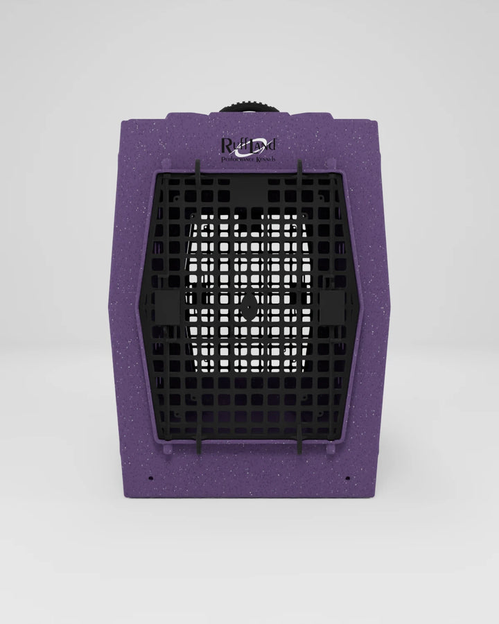 RuffLand X-Large Kennel - Purple Speckled Double Door (Front Back) - by Ruff Land Performance Kennels