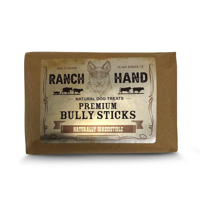 Ranch Hand Odorless Thick Cut Gourmet Bully Stick, 6"