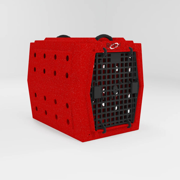 RuffLand Backseat Rider - Fire Engine Red - Dog crates by Ruff Land Performance Kennels