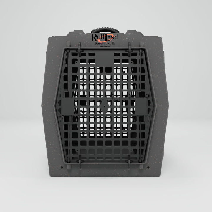 RuffLand Intermediate Kennel - Millstone Double Door (Front Back) - Dog crates by Ruff Land Performance Kennels