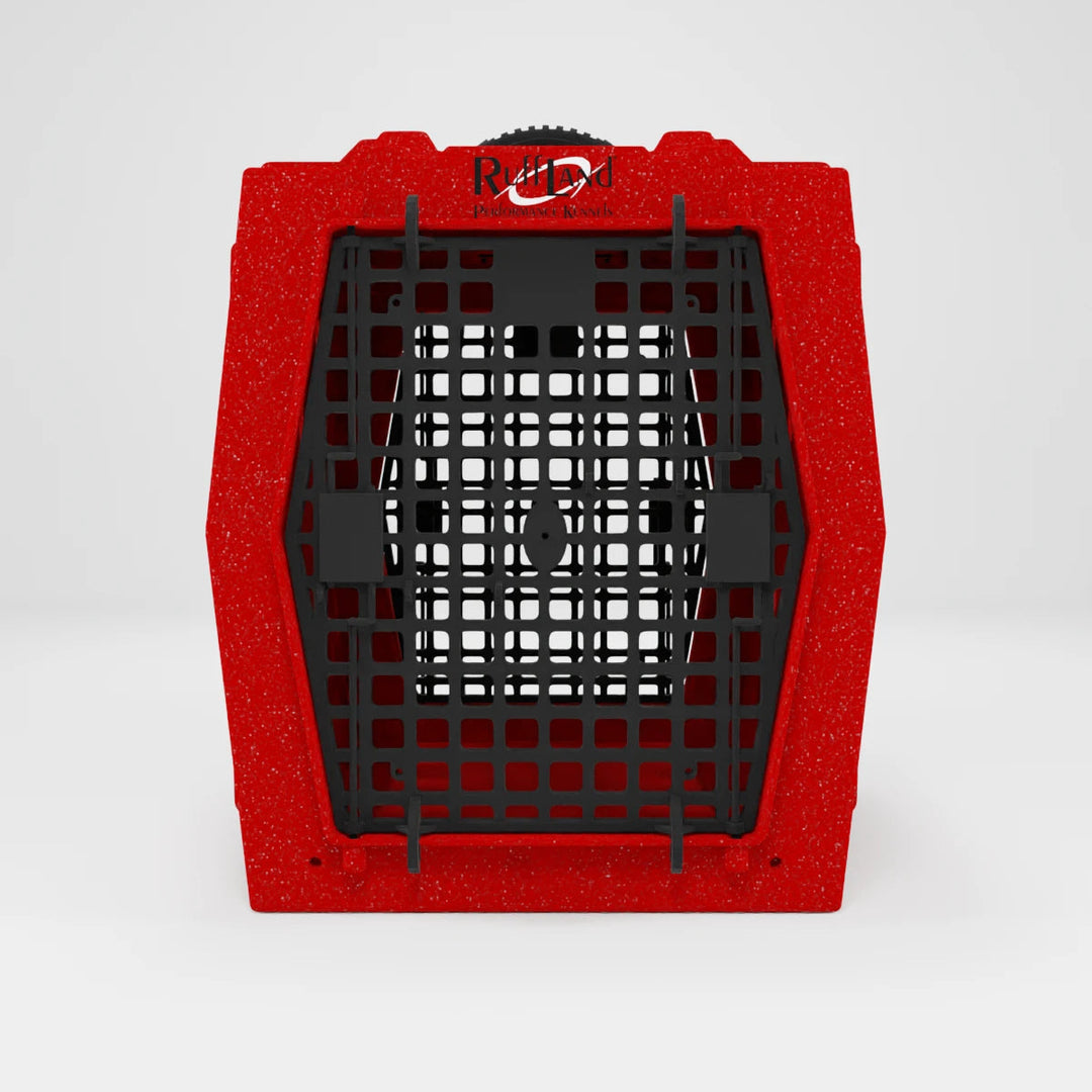 RuffLand Intermediate Kennel - Fire Double Door (Front Back) - Dog crates by Ruff Land Performance Kennels