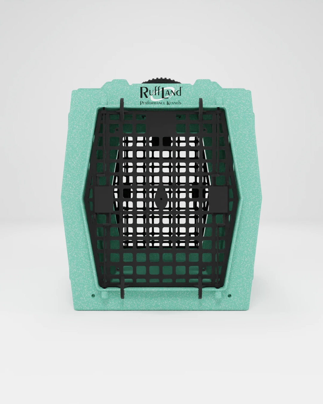 RuffLand Intermediate Kennel - Mint Double Door (Front Back) - Dog crates by Ruff Land Performance Kennels