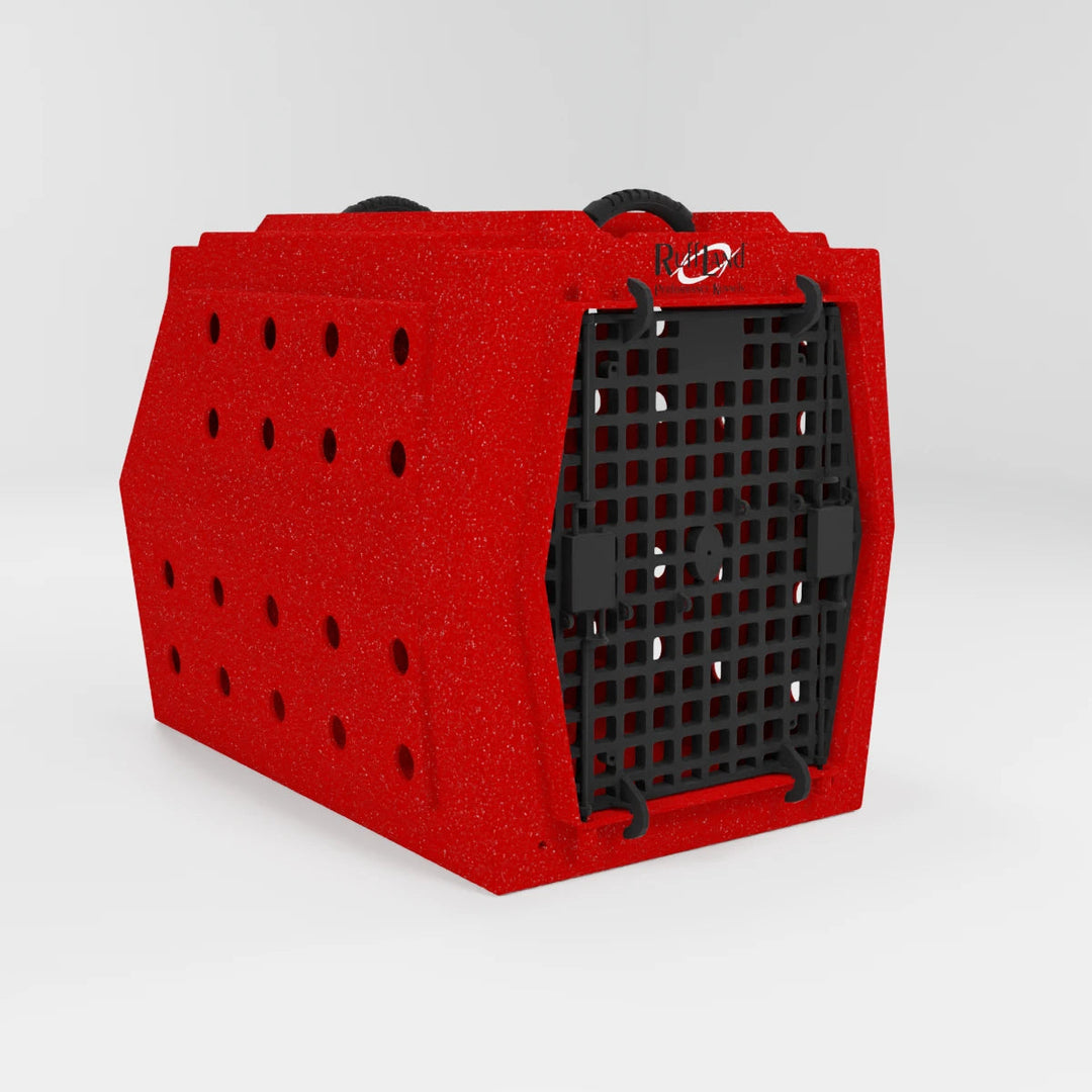 RuffLand Intermediate Kennel - Fire SUV (Slant Back) - Dog crates by Ruff Land Performance Kennels