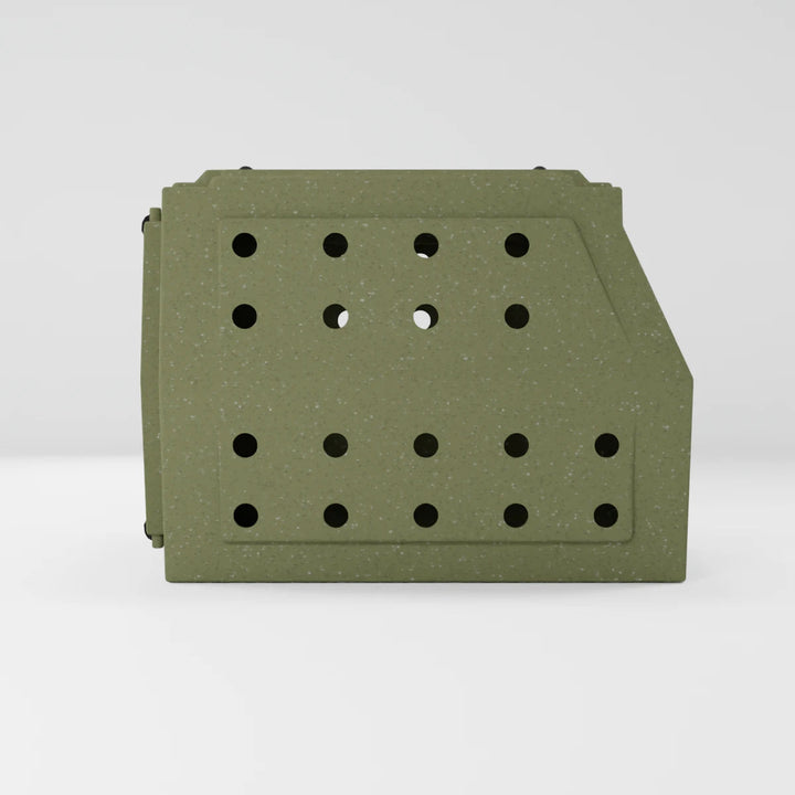 RuffLand Intermediate Kennel - Olive Drab SUV (Slant Back) - Dog crates by Ruff Land Performance Kennels