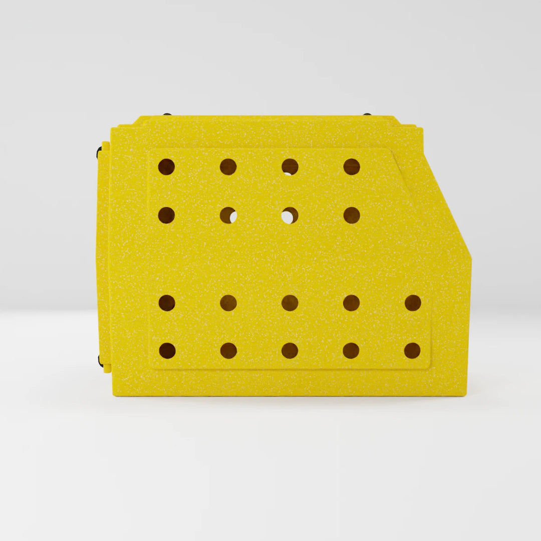 RuffLand Intermediate Kennel - Sunflower Yellow SUV (Slant Back) - Dog crates by Ruff Land Performance Kennels