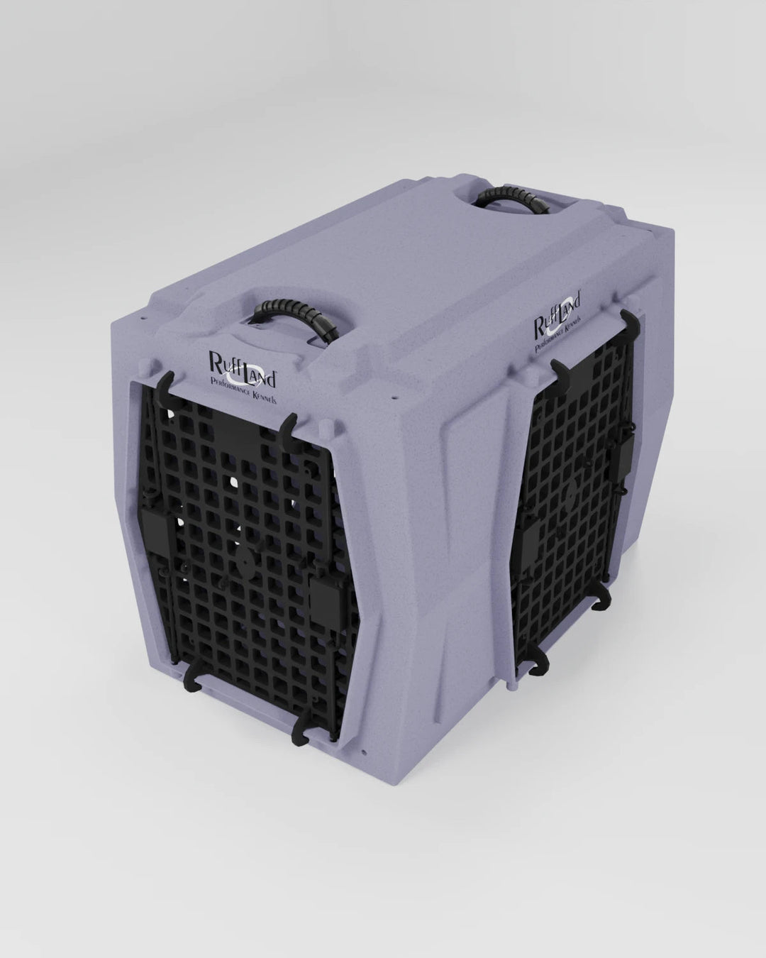 RuffLand Intermediate Kennel - Lilac Double Door (Front Right) - Dog crates by Ruff Land Performance Kennels