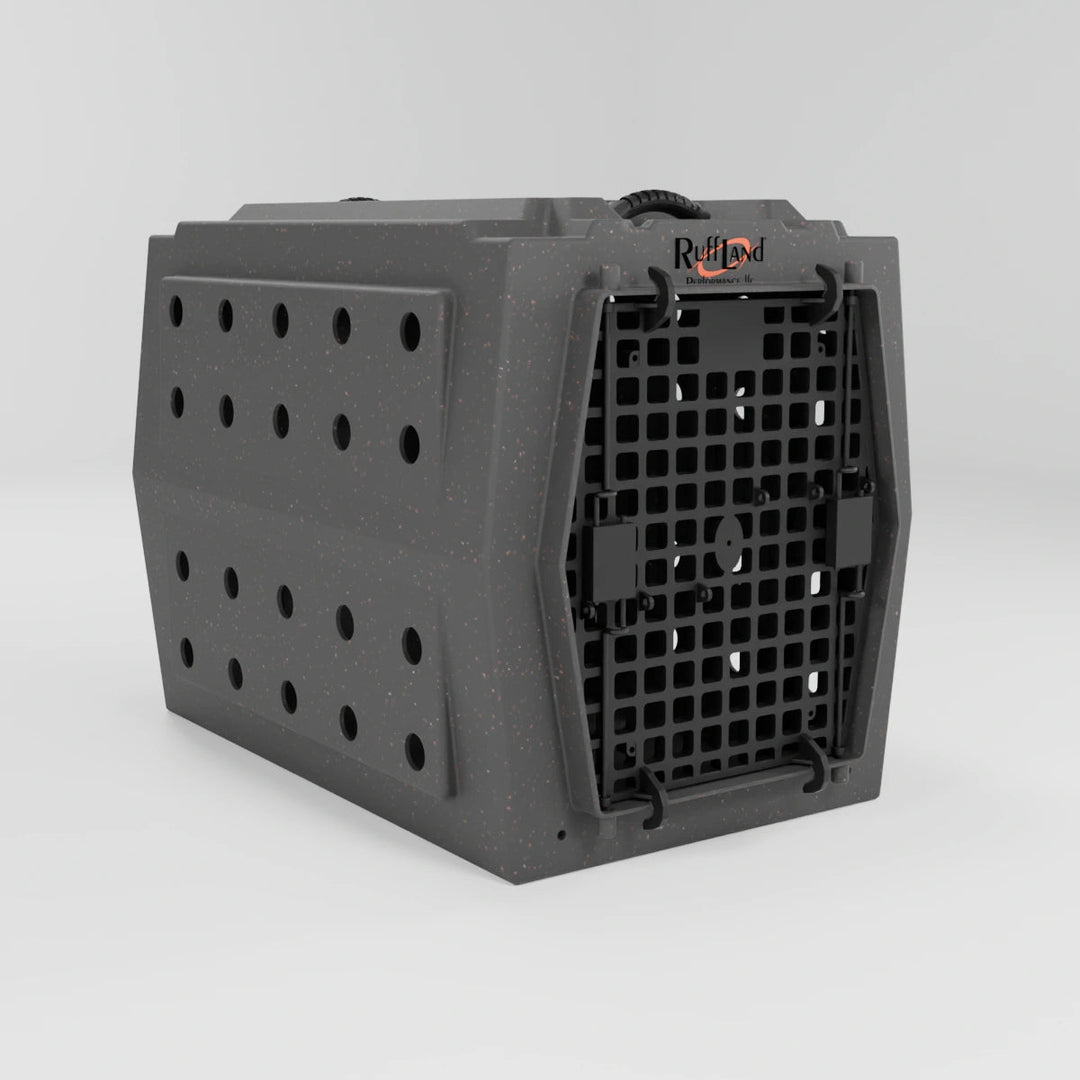 RuffLand Intermediate Kennel - Millstone Single Door - Dog crates by Ruff Land Performance Kennels