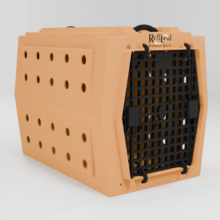 RuffLand Intermediate Kennel - Peaches and Cream - Dog crates by Ruff Land Performance Kennels