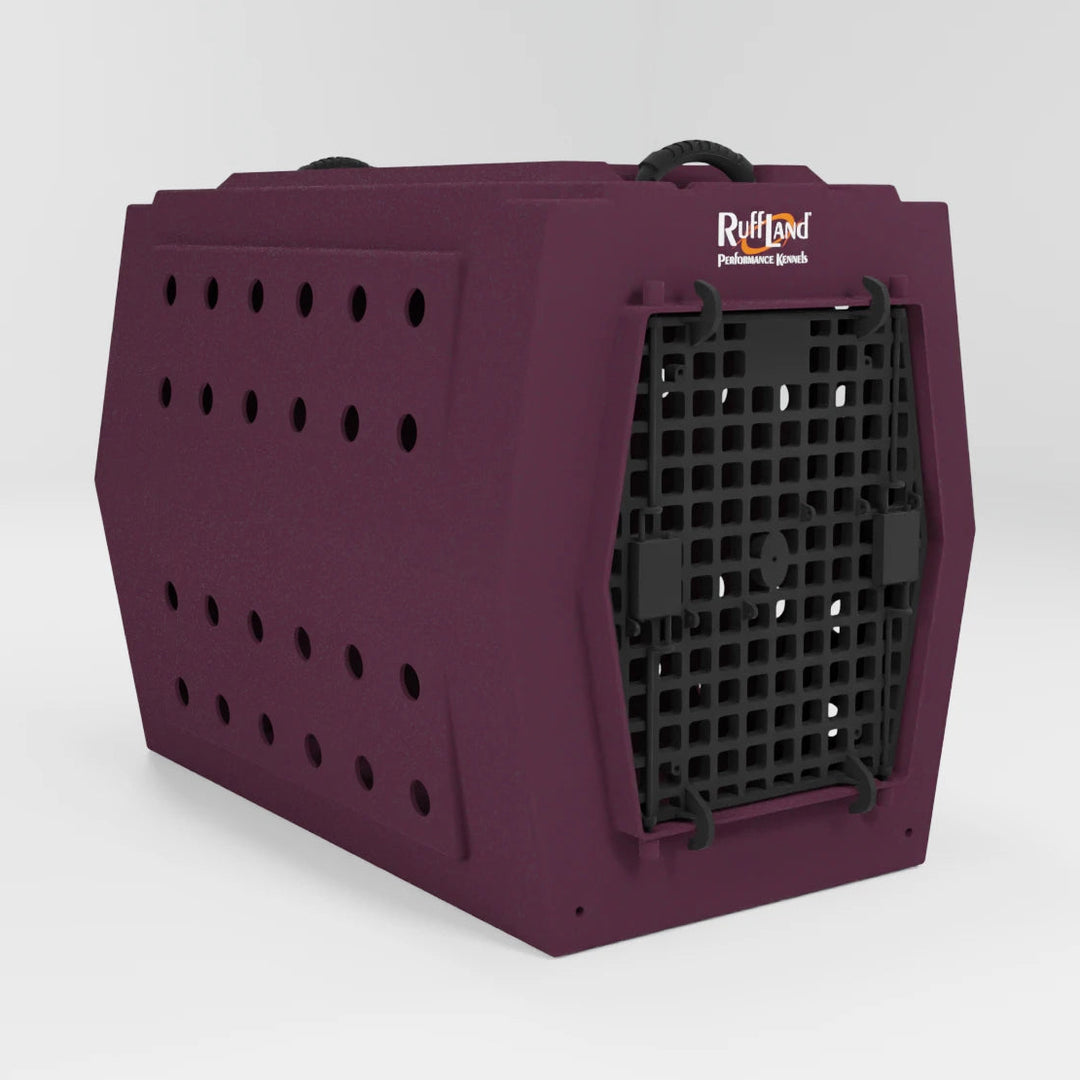 RuffLand Large Kennel - Merlot - Dog crates by Ruff Land Performance Kennels