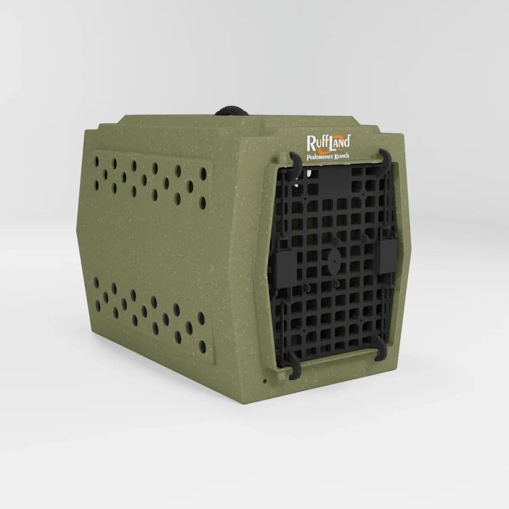 RuffLand Medium Kennel - Olive Drab - Dog crates by Ruff Land Performance Kennels