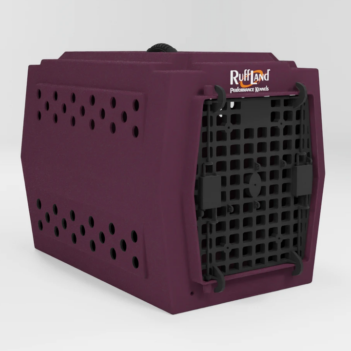 RuffLand Medium Kennel - Merlot - Dog crates by Ruff Land Performance Kennels