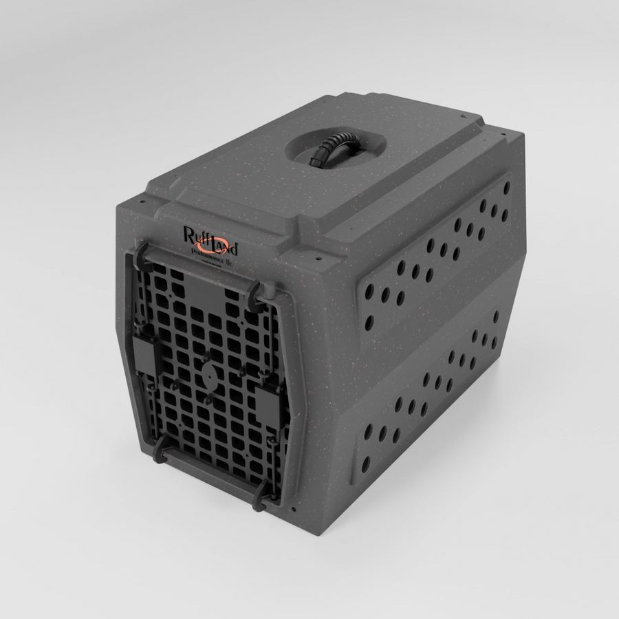 RuffLand Medium Kennel - Millstone Single Door - Dog crates by Ruff Land Performance Kennels