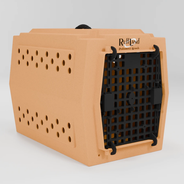 RuffLand Medium Kennel - Peaches and Cream - Dog crates by Ruff Land Performance Kennels