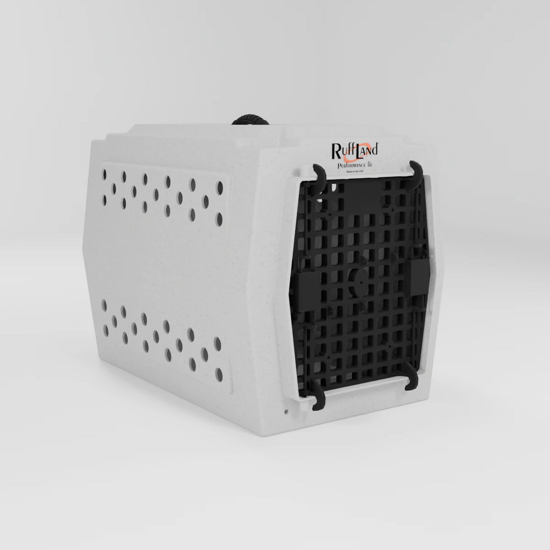 RuffLand Medium Kennel - Whitestone 2.0 - Dog crates by Ruff Land Performance Kennels