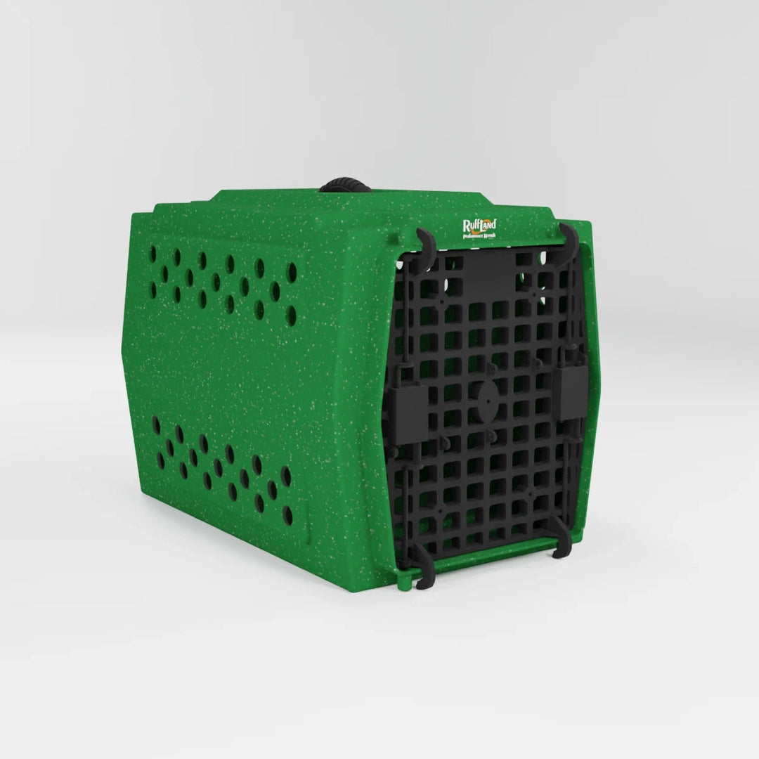 RuffLand Mid-Size Kennel - GoGreen - Dog crates by Ruff Land Performance Kennels
